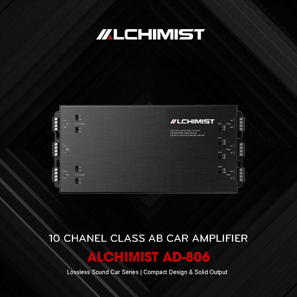 DSP Alchimist AD-806 10 channel class AB